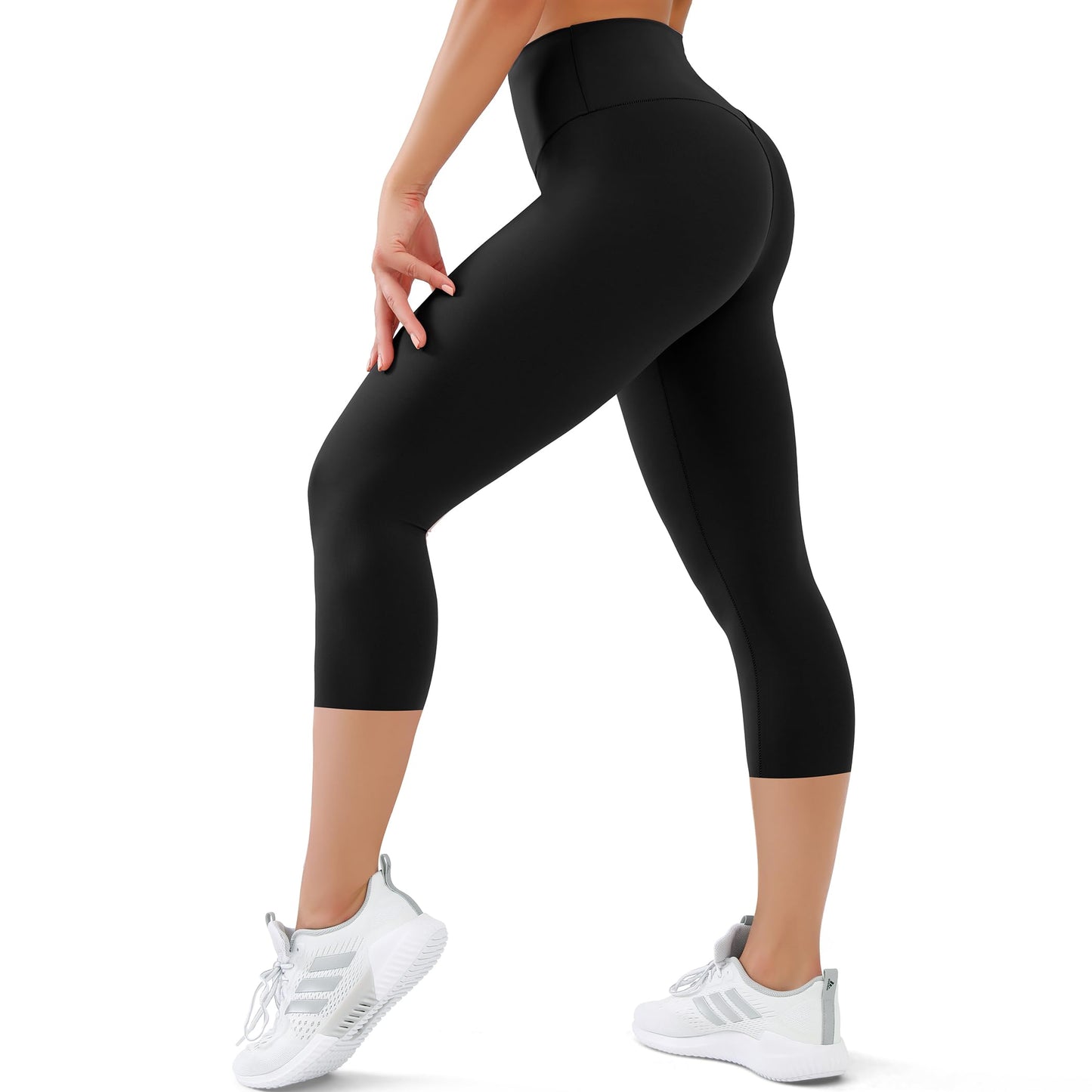 High Waisted Leggings for Women Buttery Soft Full Length Capri Workout Yoga Pants