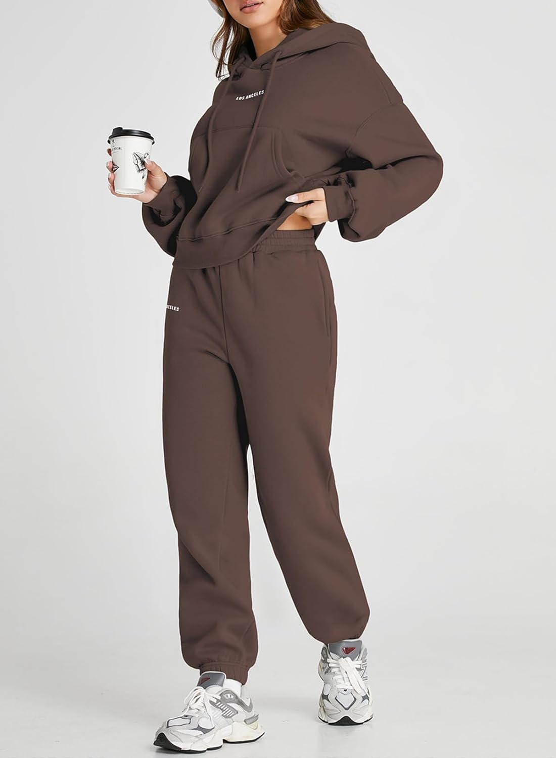 Herseas Womens 2 piece Outfits Lounge Sets Sweatsuits Hoodies Long Sleeve Sweat Set Fleece Fall Fashion Clothing 2025