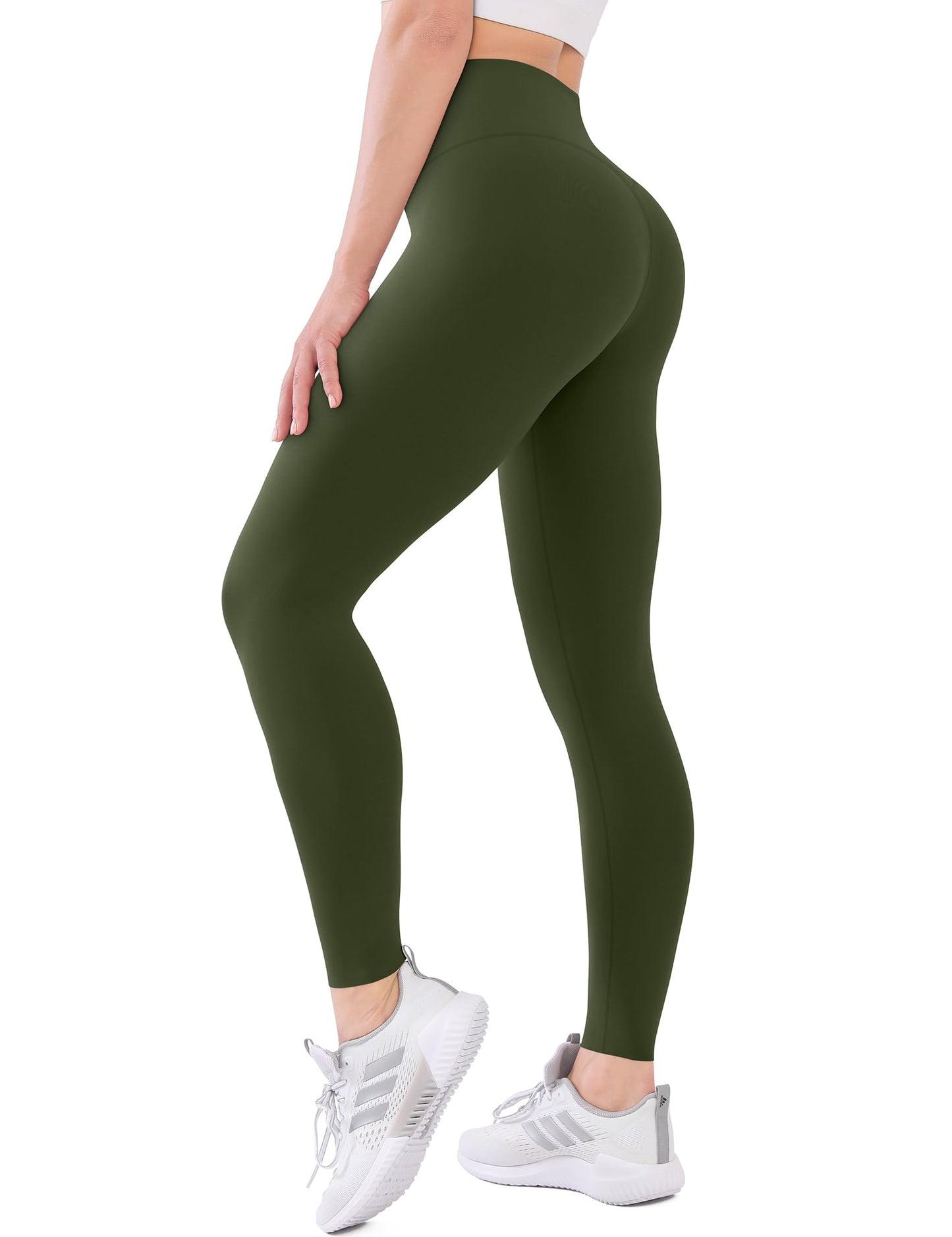 High Waisted Leggings for Women Buttery Soft Full Length Capri Workout Yoga Pants