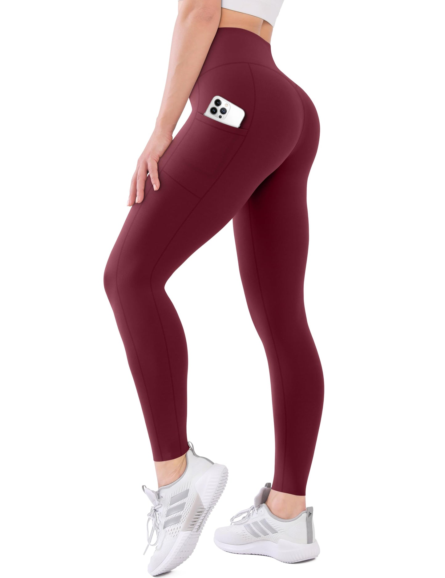 High Waisted Leggings for Women Buttery Soft Full Length Capri Workout Yoga Pants