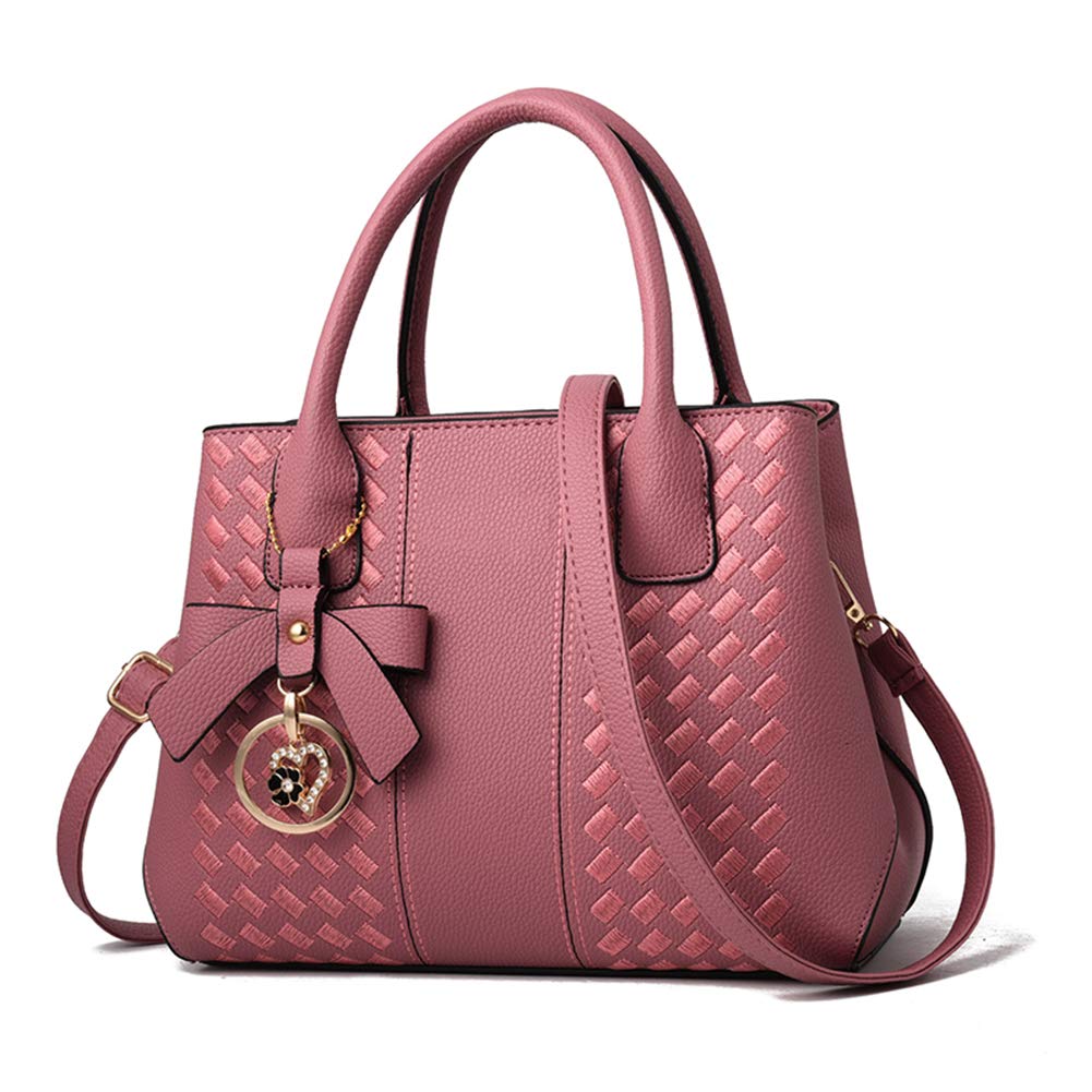Purses and Handbags for Women Fashion Ladies PU Leather Top Handle Satchel Shoulder Tote Bags
