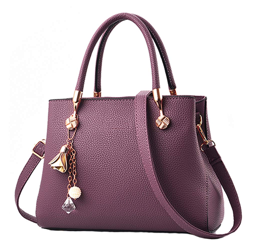 Purses and Handbags for Women Fashion Ladies PU Leather Top Handle Satchel Shoulder Tote Bags