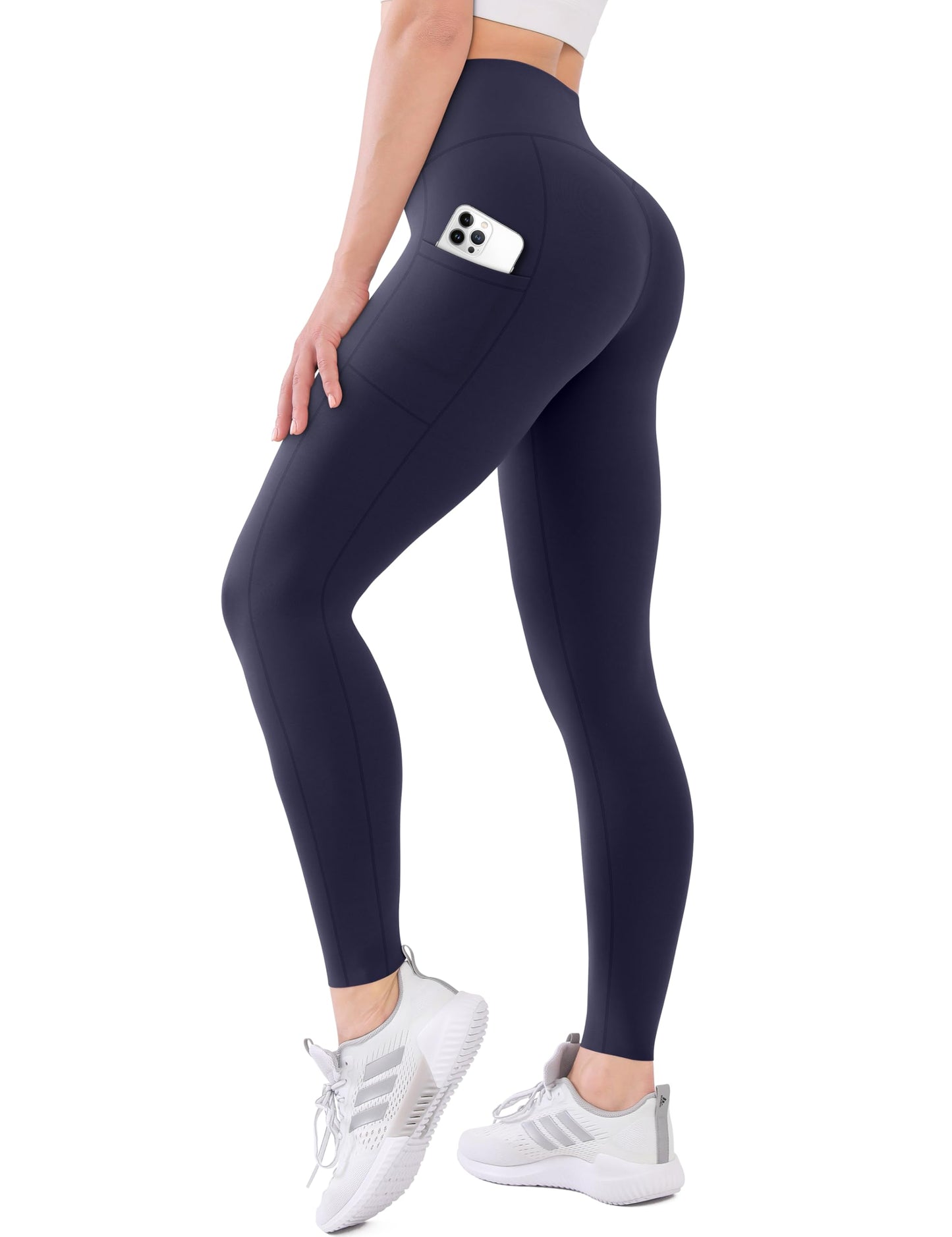 High Waisted Leggings for Women Buttery Soft Full Length Capri Workout Yoga Pants