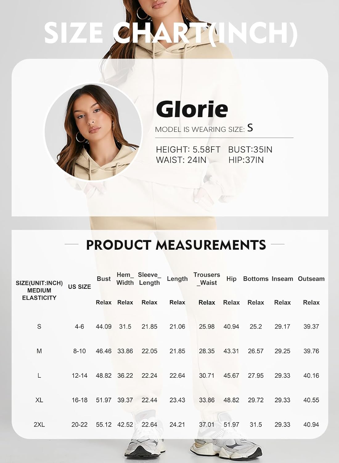 Herseas Womens 2 piece Outfits Lounge Sets Sweatsuits Hoodies Long Sleeve Sweat Set Fleece Fall Fashion Clothing 2025