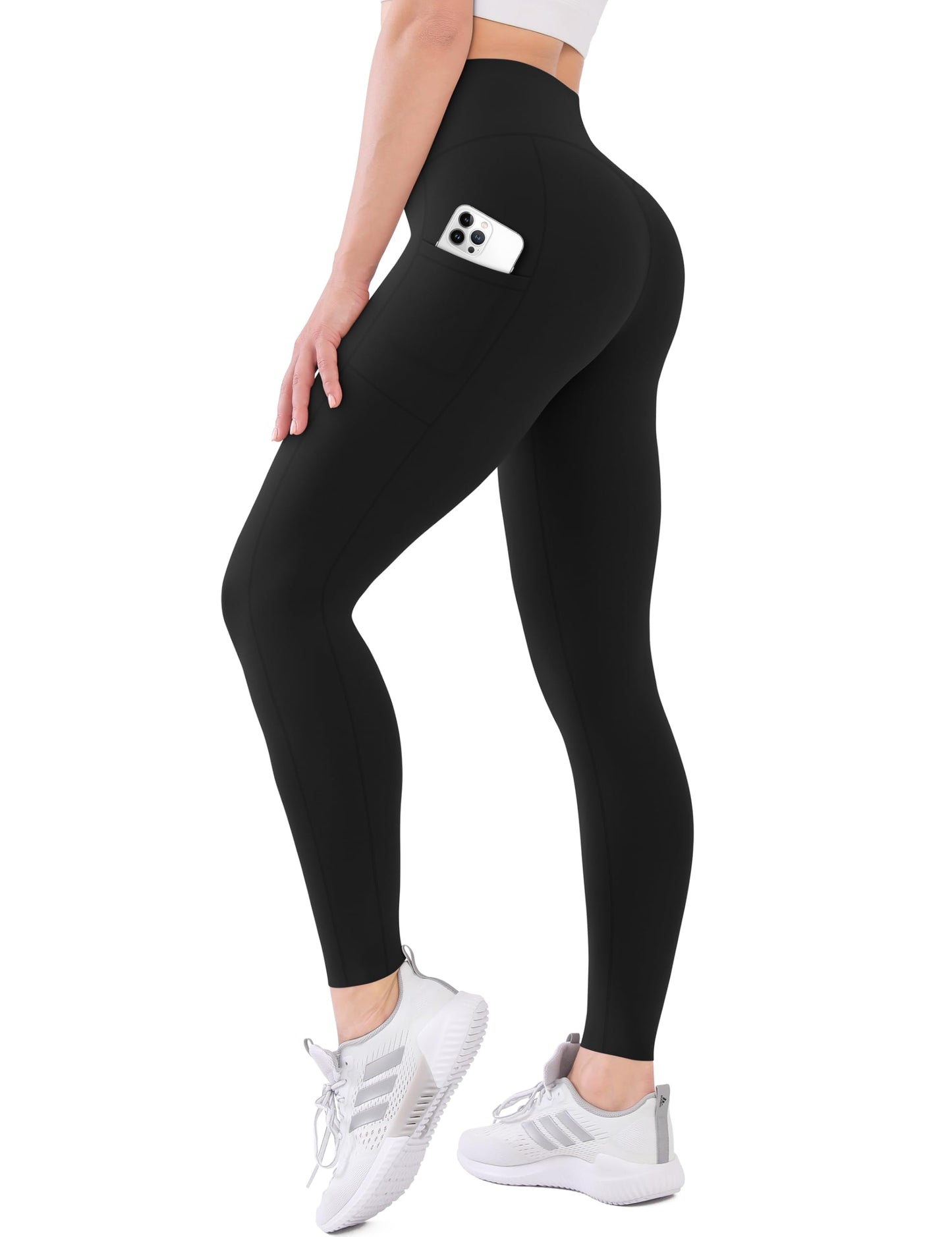 High Waisted Leggings for Women Buttery Soft Full Length Capri Workout Yoga Pants