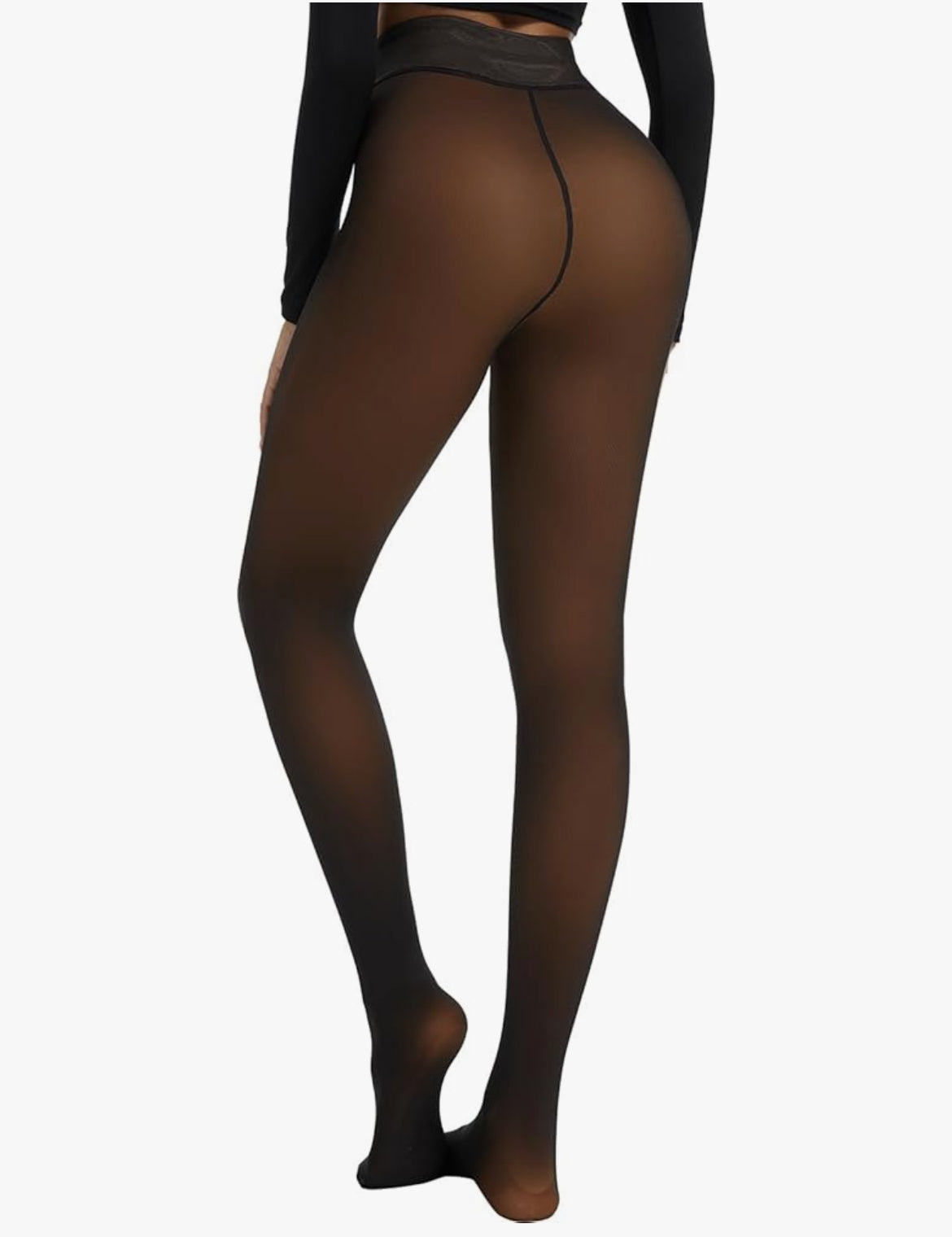 Warm Thermo Sheered Legging Pants High Stretch for Women