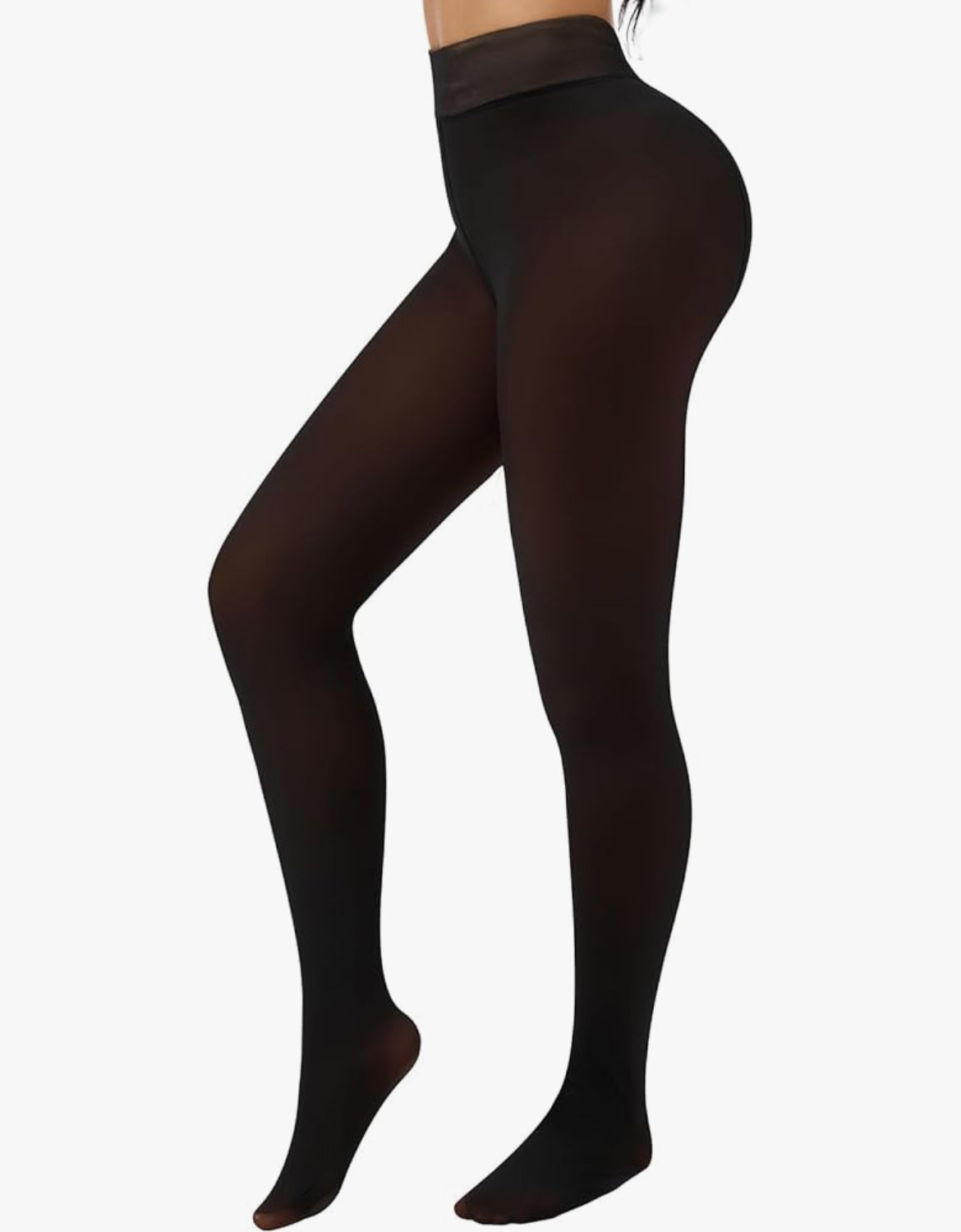 Warm Thermo Sheered Legging Pants High Stretch for Women