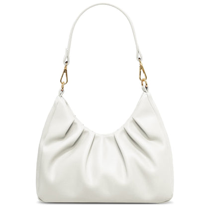 LIVACASA Shoulder Bags for Women, Cute Soft Small Clutch Purses,PU Leather Hobo Crossbody Tote Dumpling Bags with Pockets