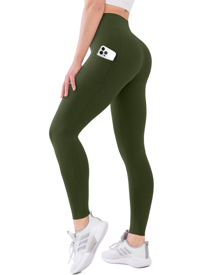 High Waisted Leggings for Women Buttery Soft Full Length Capri Workout Yoga Pants