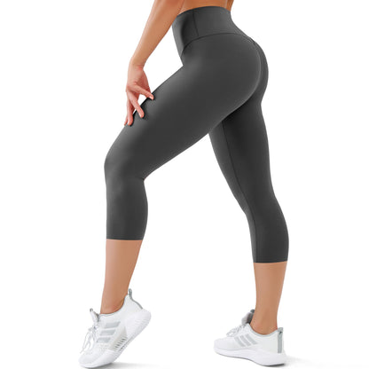 High Waisted Leggings for Women Buttery Soft Full Length Capri Workout Yoga Pants