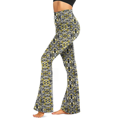 TNNZEET Black Flare Leggings for Women, Crossover Yoga Pants with Pockets Bootcut Flared Leggings