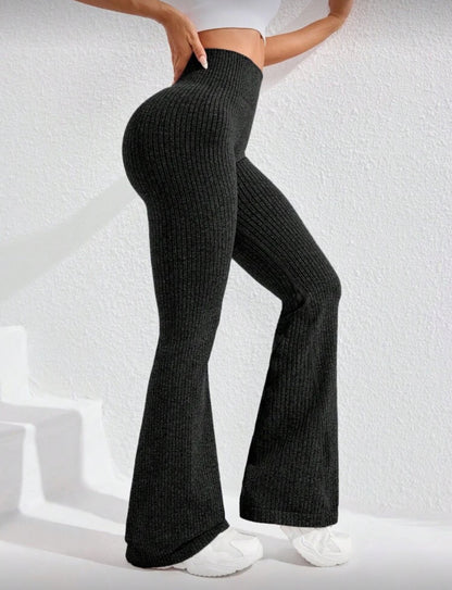 High Waisted Seamless Casual Solid Color Yoga Pants Leggings